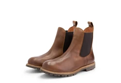 Travelin' Leikanger Chelseaboots Herren Cognac