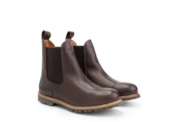 Travelin' Leikanger Chelseaboots Herren Dunkelbraun