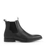 Rote und Schwarze Chelsea Boots image