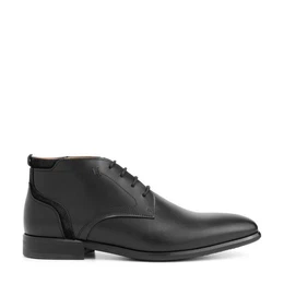 Bridge St. Leather Black/Darkgrey 41 Schnrboots