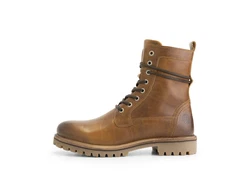 Travelin' Kvosted Men Schnürboots Cognac