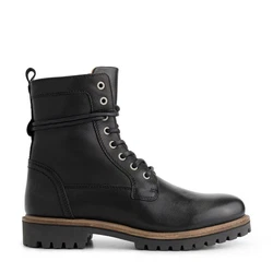 Travelin' Kvosted Men Schnürboots Schwarz