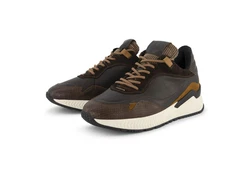 DenBroeck Baxter St. Sneaker Braun/Dunkelbraun/Gelb
