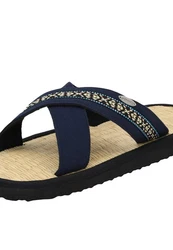 CINNEA Farso Sandale Blau/Dunkelblau/Creme/Hellblau