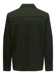 ONLY & SONS Langarmhemd New Kodyl ONSNEWKODYL OVERSHIRT SWEAT NOOS Dunkelgrün/Grün