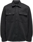 ONLY & SONS Langarmhemd Ash Dunkelgrau/Schwarz/Hellgrau/Grau