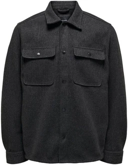 ONLY & SONS Langarmhemd Ash