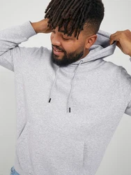Jack & Jones Sweatshirt JJEBRADLEY HOOD NOOS PLS grau