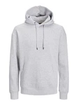 Jack & Jones Sweatshirt JJEBRADLEY HOOD NOOS PLS grau