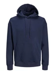 Jack & Jones Sweatshirt JJEBRADLEY HOOD NOOS PLS Dunkelblau