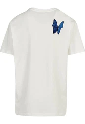 Mister Tee Herren Le Papillon Tee Weiß/Hellblau/Beige/Creme