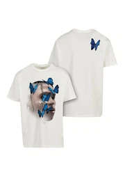 Kurzarmshirt Herren Le Papillon Oversize Tee (1-tlg)