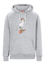 Derbe Sweatshirt Hoodie Sturmmöwe Grau/Hellgrau/Silber