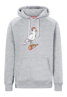 Derbe Sweatshirt Hoodie Sturmmöwe Grau/Hellgrau/Silber
