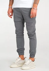 2Y Premium Chinohose ENRIKO Hellgrau/Grau/Dunkelgrau