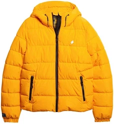 Superdry Steppjacke HOODED SPORTS PUFFR JACKET Gelb