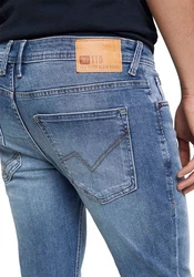 TOM TAILOR Denim Jeans Piers Dunkelblau/Hellblau/Blau/Grau