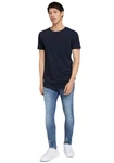 TOM TAILOR Denim Jeans Piers Dunkelblau/Hellblau/Blau/Grau