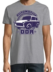 Youth Designz T-Shirt AutoDDR Herren T-Shirt mit lustigem Spruch Braun/Dunkelgrau/Grau