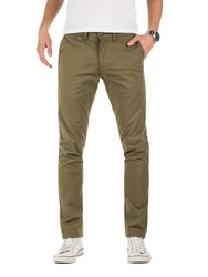 Yazubi Chinohose Chino Pants M192 Khaki/Dunkelgrün