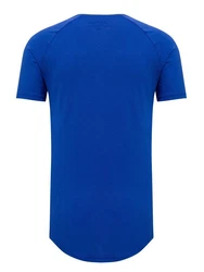 Pittman T-Shirt Quin Oversize Basic Tee Crew Neck Blau/Dunkelblau
