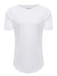 Pittman T-Shirt Quin Oversize Basic Tee Crew Neck Weiß/Creme