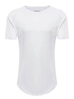 Pittman T-Shirt Quin Oversize Basic Tee Crew Neck Weiß/Creme Pittman T-Shirt Quin Oversize Basic Tee Crew Neck Weiß/Creme