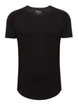 Pittman T-Shirt Quin Oversize Basic Tee Crew Neck Schwarz