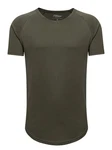 Pittman T-Shirt Quin Oversize Basic Tee Crew Neck Dunkelgrün/Khaki