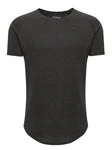 Pittman T-Shirt Quin Oversize Basic Tee Crew Neck Dunkelgrau/Khaki/Grau