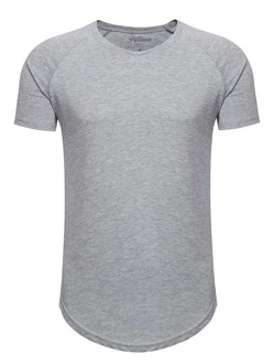Pittman T-Shirt Quin Oversize Basic Tee Crew Neck Grau/Hellgrau Pittman T-Shirt Quin Oversize Basic Tee Crew Neck Grau/Hellgrau