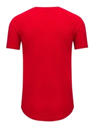 Pittman T-Shirt Quin Oversize Basic Tee Crew Neck Rot