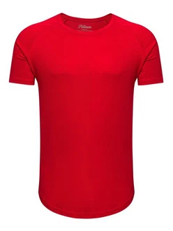 Pittman T-Shirt Quin Oversize Basic Tee Crew Neck Rot