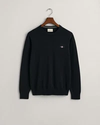 Gant Herren Pullover CLASSIC COTTON C-NECK Schwarz