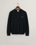 Gant Herren Pullover CLASSIC COTTON C-NECK Schwarz