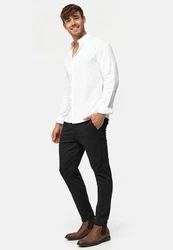 Indicode Chinohose Ignazo Schwarz/Khaki/Dunkelgrau