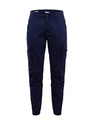 Jack & Jones Cargohose JJIPAUL JJFLAKE Dunkelblau/Blau
