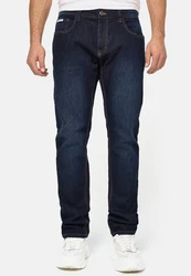 Indicode Herren Texas Jeanshose aus Baumwoll-Mischung mit Stretch 