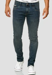 Indicode Herren Texas Jeanshose aus Baumwoll-Mischung mit Stretch 