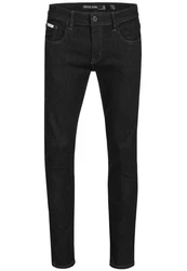Indicode Herren Texas Jeanshose aus Baumwoll-Mischung mit Stretch Schwarz/Dunkelgrau/Grau