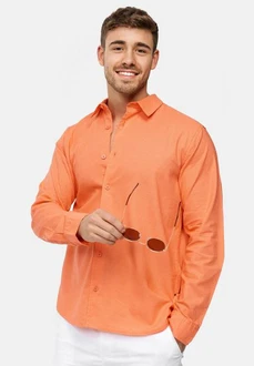Indicode Langarmhemd INSville Orange