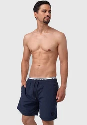 Indicode Badeshorts Solomon Dunkelblau/Blau