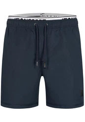 Indicode Badeshorts Solomon Dunkelblau/Blau