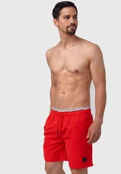 Indicode Badeshorts Solomon Rot
