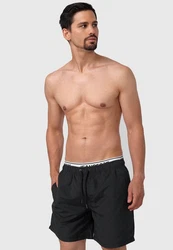 Indicode Badeshorts Solomon Schwarz/Dunkelblau/Grau