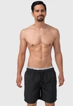 Indicode Badeshorts Solomon Schwarz/Dunkelblau/Grau
