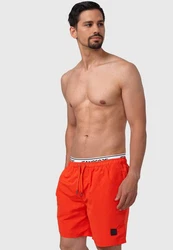Indicode Badeshorts Solomon Rot/Orange