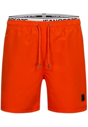 Indicode Badeshorts Solomon Rot/Orange