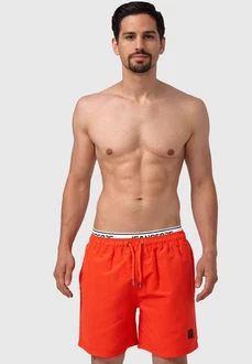 Indicode Badeshorts Solomon Rot/Orange