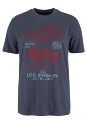 Arizona T-Shirt Kurzarm Blau/Dunkelblau